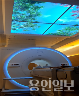 새로 설치된 천장 스크린