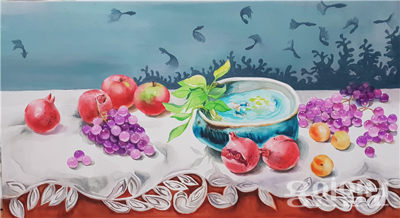 정물화(공존) 90.5⨯50cm Watercolor on canvas