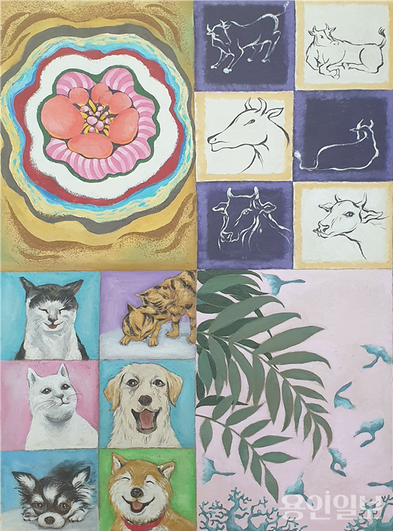 명상(일상이 삶이 되는) 116.7⨯91cm Mixed Media