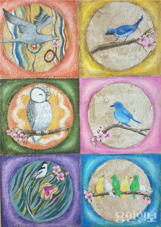 하늘의 詩 91⨯65cm Mixed Media