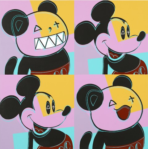 Micky and i 91.0 x 91.0cm Acrylic on canvas 2021