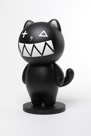 Bubble Coco Black 18x18x30cm resin 2021