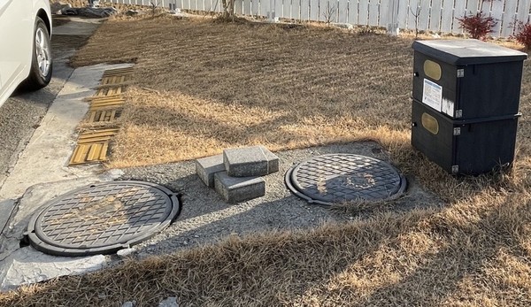 용인시 관내 한 개인주택에 설치된 소용량 오수처리시설 모습. (사진=용인시)