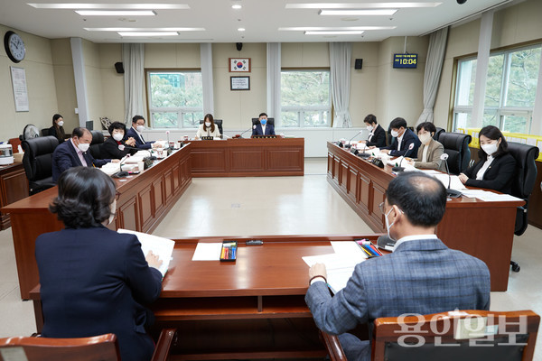 용인시의회 문화복지위원회 행정사무감사 5일차 