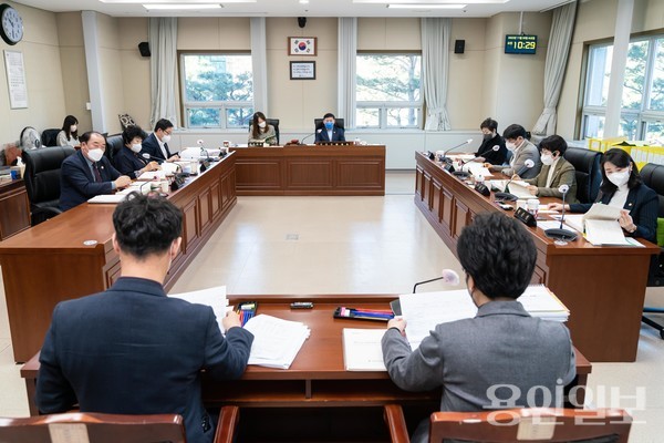 문화복지위원회 복지여성국 행정사무감사 7일차 /사진=용인특례시의회