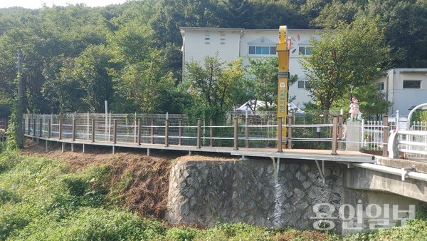 용인시 처인구가 포곡읍 홍재설 지사 2대 3부자 묘소 진출입로를 개선했다. /사진=용인시