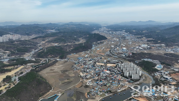 첨단 시스템반도체 국가산단이 들어설 처인구 남사읍과 이동읍 일대 전경