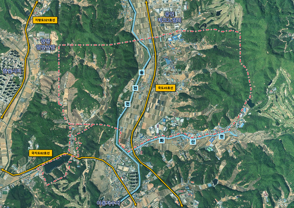 용인 이동남사 첨단 시스템반도체 국가산업단지 위치도