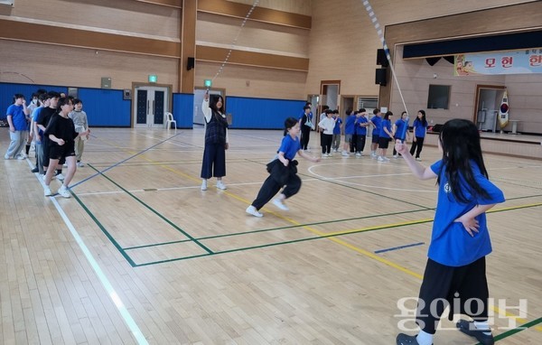 용인 모현초등학교는 어린이날 기념 한마음행복운동회를 진행했다. /사진=모현초