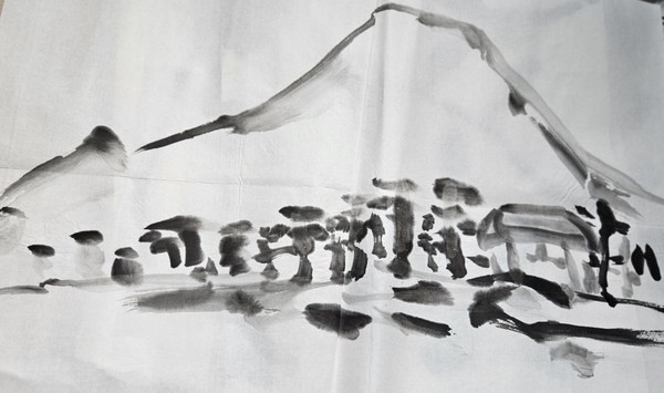 필자가 소장중인 중광스님 작품