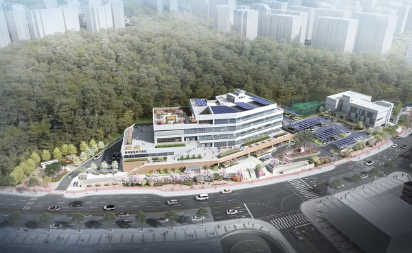 동백종합복지회관 조감도.