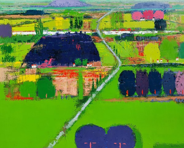 Countryside-JA03 162.2x130.3cm Oil on canvas 2022(100F)