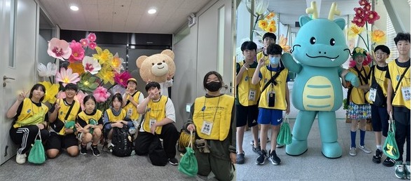 청소년과 청년이 함께하는 2024 청청 볼런투어 시즌2 "학과전공체험 박람회" 현장모습 /사진=용인시자원봉사센터