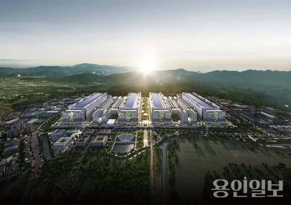 용인반도체클러스터(SK하이닉스) 조감도.