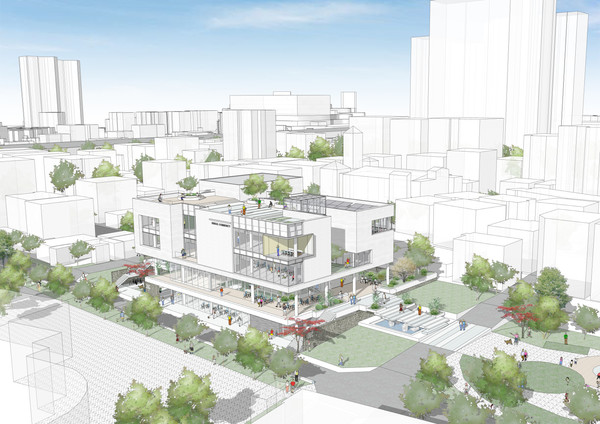 용인특례시 신갈오거리 공유플랫폼 조감도