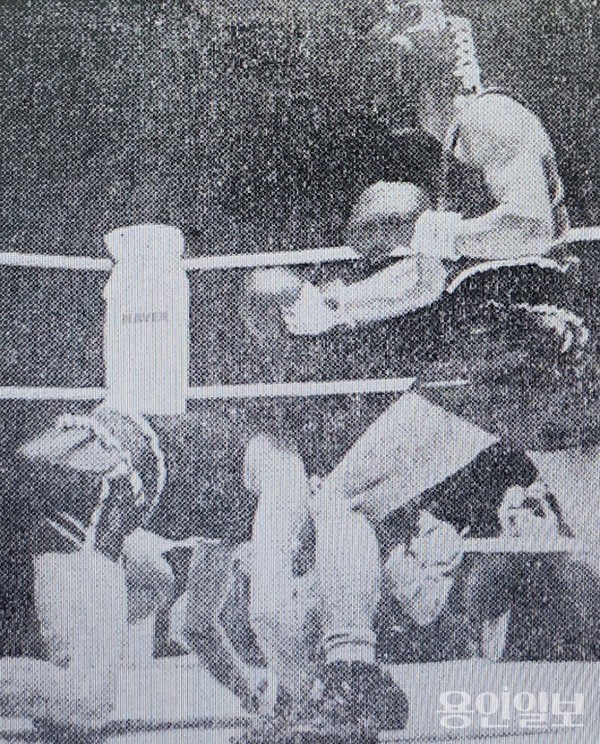 제1회 아시아선수권 금메달 정영찬 선수(우)