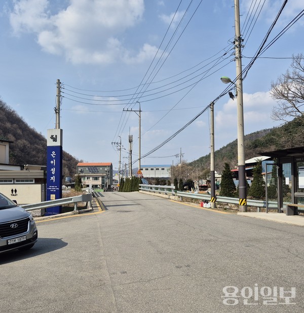 용인시가 남곡리 은이성지 일대 도로에 '청년김대건길' 명예도로명을 부여했다. 사진은 은이성지 현장 모습