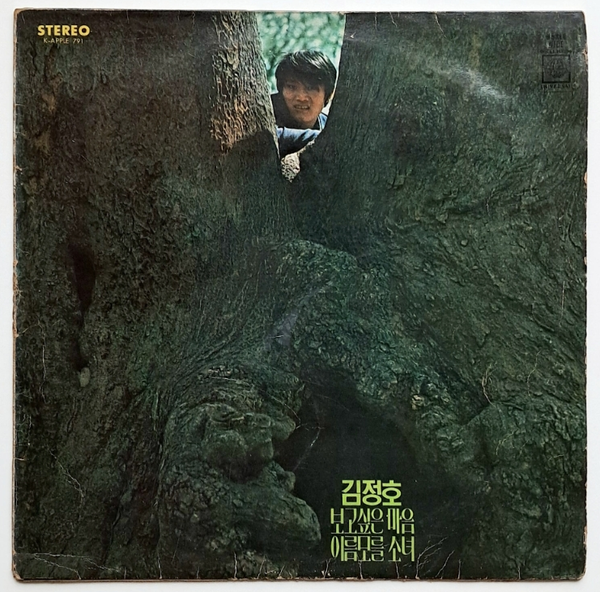 김정호, 보고싶은 마음 이름모를 소녀 LP ⓒ조대안 소장 