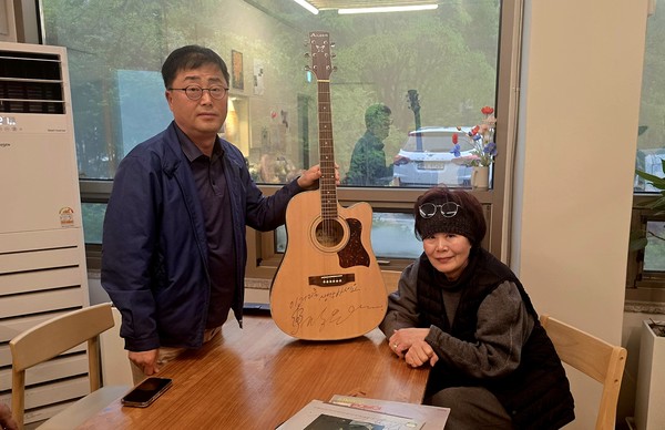 필자와 장은아 선생님 