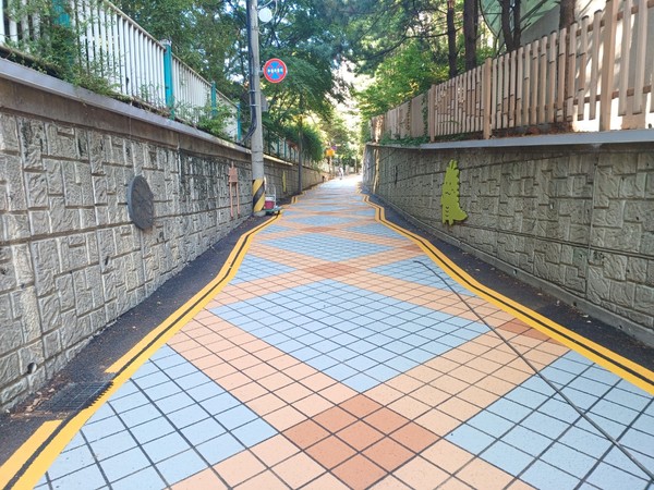 용인특례시 수지구 심곡초 인근 보행자 우선도로 조성