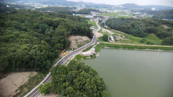 용인특례시농어촌도로 주내선 리도214호를 준공했다