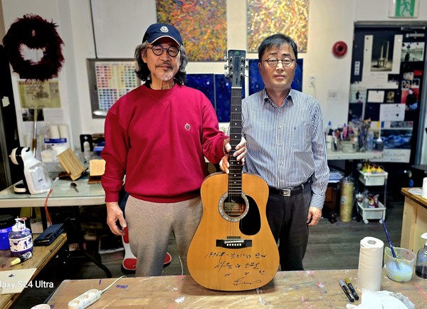 사월과 오월 이지민 형님과 필자 ⓒ조대안